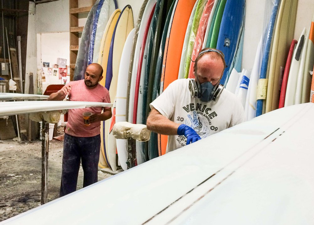 Southern California Surfboard Shaper Scott Anderson of Anderson boards