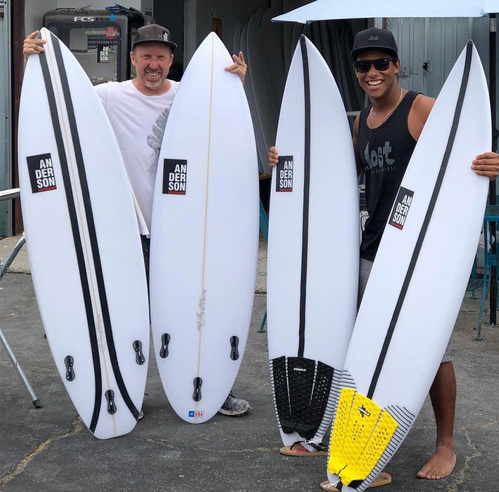 Southern California Surfboard Shaper Scott Anderson of Anderson boards