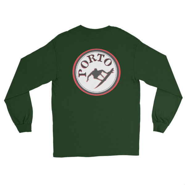 The “Airporto” Logo on the back and the new “Stacks” Logo on the front pocket - Men’s Long Sleeve Shirt - Image 10