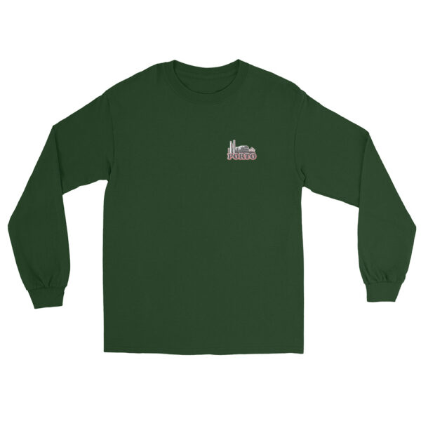 The “Airporto” Logo on the back and the new “Stacks” Logo on the front pocket - Men’s Long Sleeve Shirt - Image 9