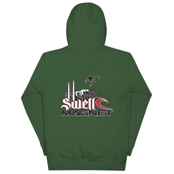 The Swellmagnet Logo on both the Front and the Back - Unisex Hoodie - Image 16