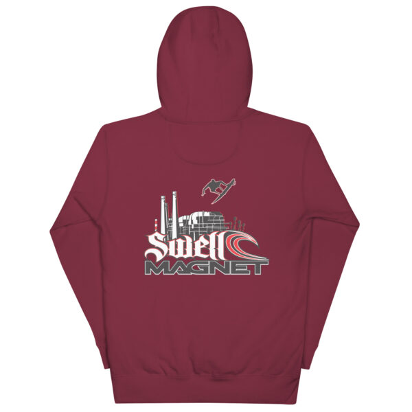 The Swellmagnet Logo on both the Front and the Back - Unisex Hoodie - Image 6