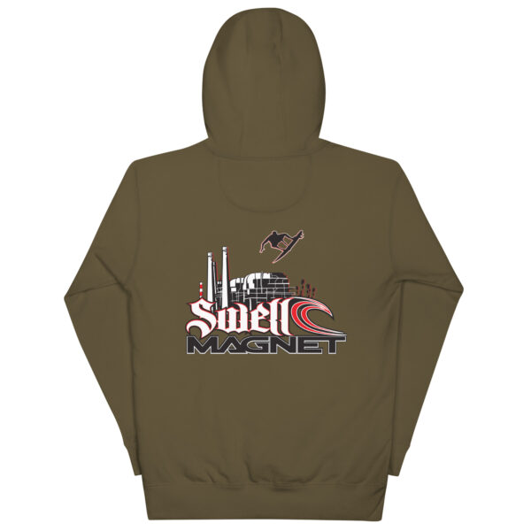 The Swellmagnet Logo on both the Front and the Back - Unisex Hoodie - Image 18